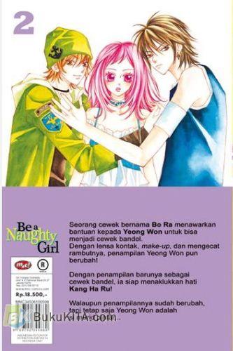Cover Belakang Buku Be Naughty Girl 2