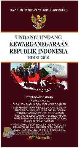 Cover Buku Undang-Undang Kewarganegaraan Republik Indonesia Edisi 2010
