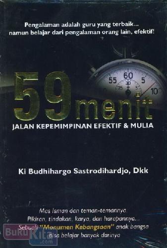 Cover Buku 59 Menit Jalan Kepemimpinan Efektif dan Mulia