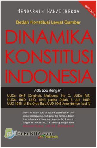 Cover Buku Bedah Konstitusi Lewat Gambar : Dinamika Konstitusi Indonesia
