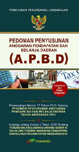 Cover Buku Pedoman Penyusunan Anggaran Pendapatan dan Belanja Daerah 2011 (APBD)