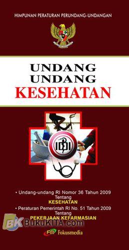 Cover Buku Undang-Undang Kesehatan