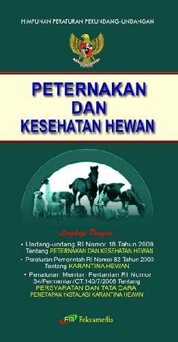 Cover Buku Peternakan dan Kesehatan Hewan