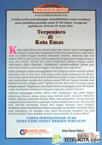 Cover Belakang Buku TRAILBLAZER: TERPENJARA DIKOTA EMAS