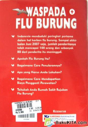 Cover Belakang Buku WASPADA FLU BURUNG