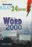 Cover Buku Kursus Kilat 24 Jurus Microsoft Word 2000
