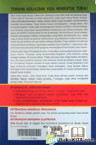 Cover Belakang Buku YOGA MEMBAKAR LEMAK (YOGA BURNS FAT)