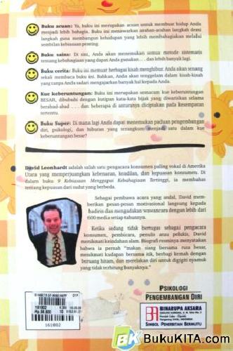 Cover Belakang Buku THE 9 HABITS OF MAXIMUM HAPPINESS