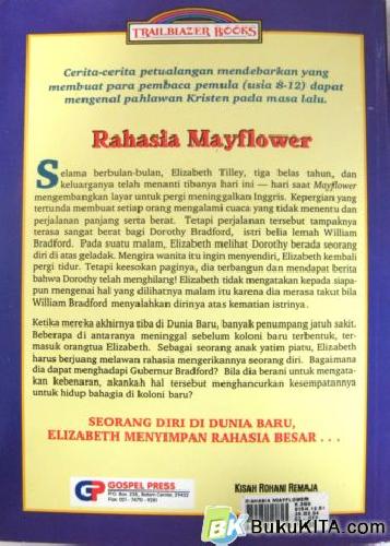Cover Belakang Buku TRAILBLAZER: RAHASIA MAYFLOWER