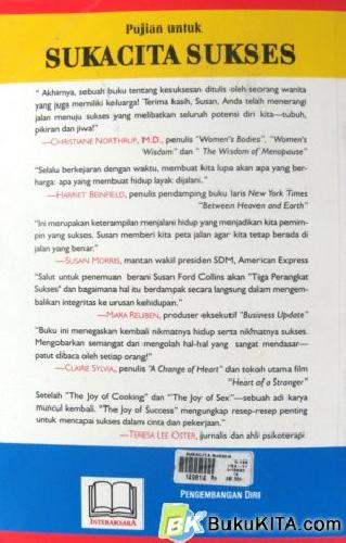 Cover Belakang Buku SUKACITA SUKSES (JOY OF SUCCESS)