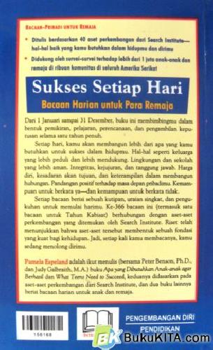 Cover Belakang Buku SUKSES SETIAP HARI (SUCCEED EVERY DAY)