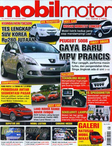 Cover Buku Mobil Motor No. 24/XLI/1-14 Desember 2010