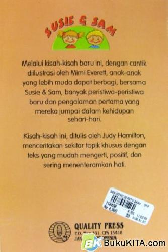 Cover Belakang Buku SUSIE & SAM: MENDAPAT SEPATU BARU
