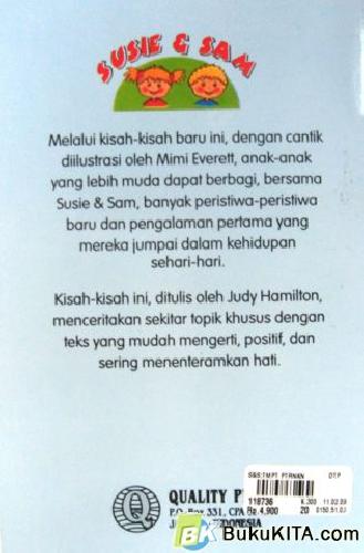 Cover Belakang Buku SUSIE & SAM: SEHARIAN DI TEMPAT PETERNAKAN