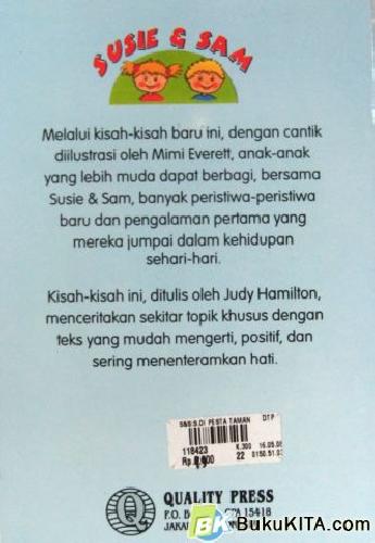 Cover Belakang Buku SUSIE & SAM: SESAT DI PESTA TAMAN