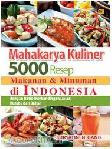 Cover Buku Mahakarya Kuliner 5000 Resep Makanan dan Minuman di Indonesia