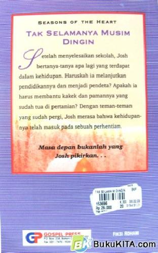 Cover Belakang Buku TAK SELAMANYA MUSIM DINGIN