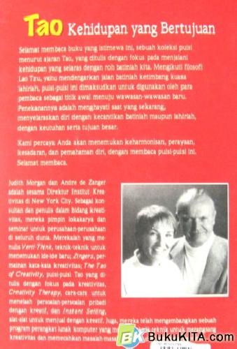 Cover Belakang Buku TAO KEHIDUPAN YANG BERTUJUAN