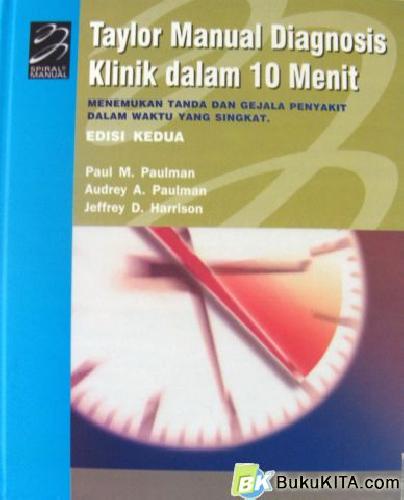 Cover Buku TAYLOR MANUAL DIAGNOSIS KLINIK DALAM 10 M(Hard Cover)
