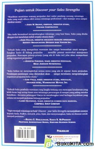 Cover Belakang Buku TEMUKAN KEKUATAN PENJUALAN ANDA