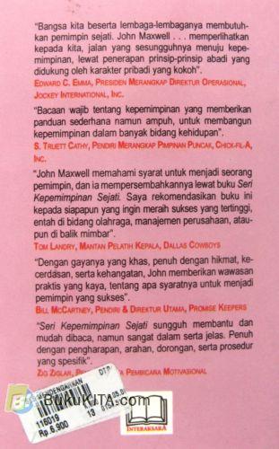 Cover Belakang Buku Seri Kepemimpinan Sejati : Berbicara Tentang Tentang Mendengarkan - Hukum Lingkungan Sepergaulan