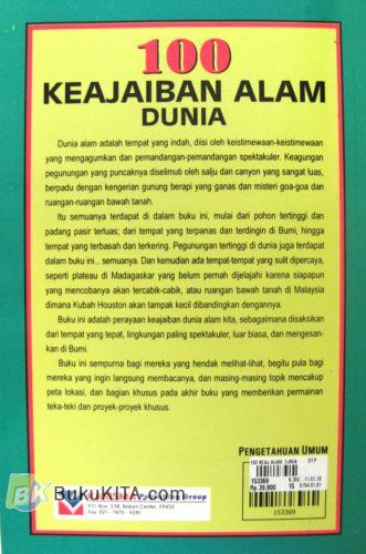 Cover Belakang Buku 100 Keajaiban Alam Dunia