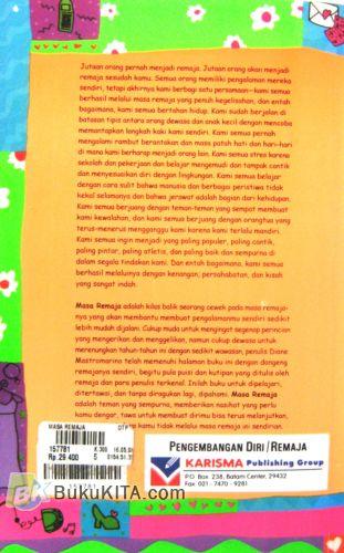 Cover Belakang Buku Masa Remaja - Being a Teen