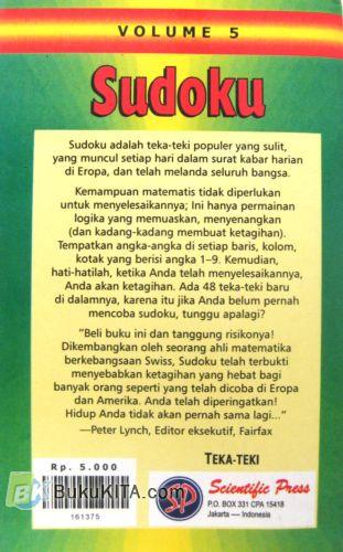 Cover Belakang Buku SUDOKU JUNIOR Volume 5