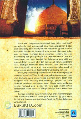 Cover Belakang Buku Dirasatul Firaq