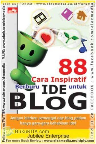 Cover Buku 88 Cara Inspiratif Berburu Ide untuk Blog