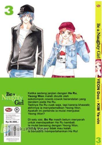 Cover Belakang Buku Be Naughty Girl 3