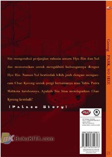 Cover Belakang Buku Goong [Palace Story] 21