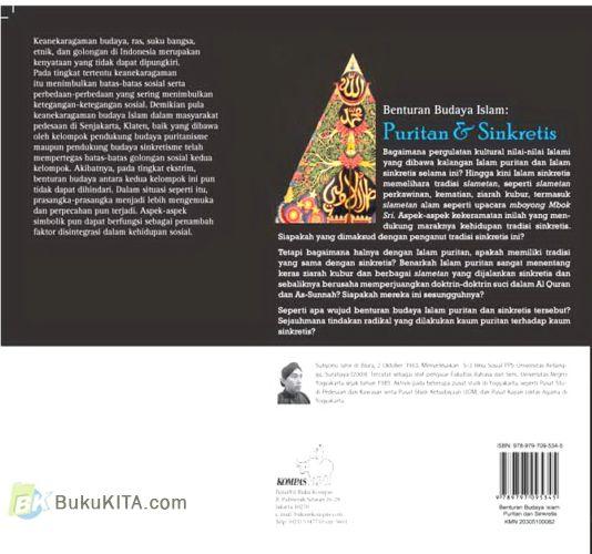 Cover Belakang Buku Benturan Budaya Islam : Puritan dan Sinkretis 