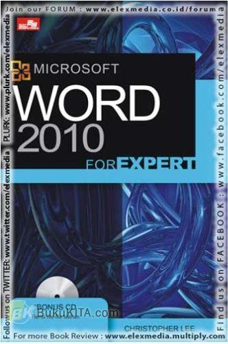 Cover Buku Microsoft Word 2010 for Expert