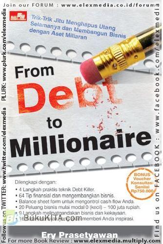 Cover Buku From Debt to Millionaire