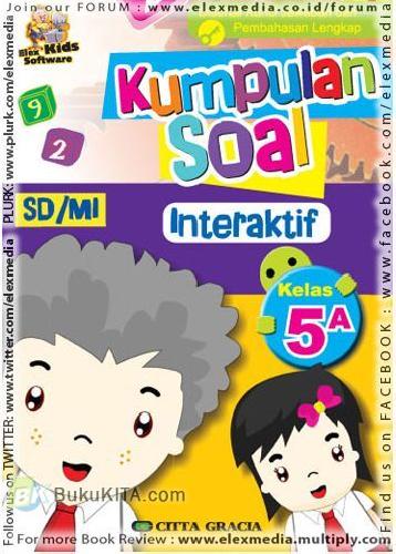 Cover Buku CD Kumpulan Soal Interaktif SD Kelas 5 A