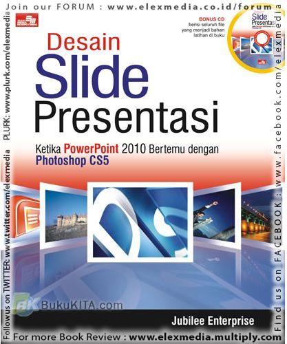 Cover Buku Desain Slide Presentasi
