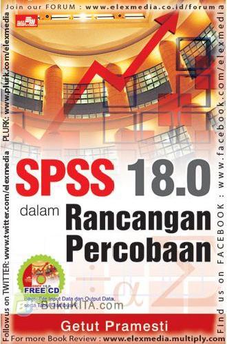 Cover Buku SPSS 18.0 dalam Rancangan Percobaan