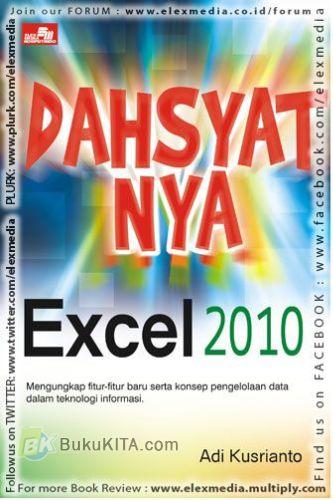 Cover Buku Dahsyatnya Excel 2010