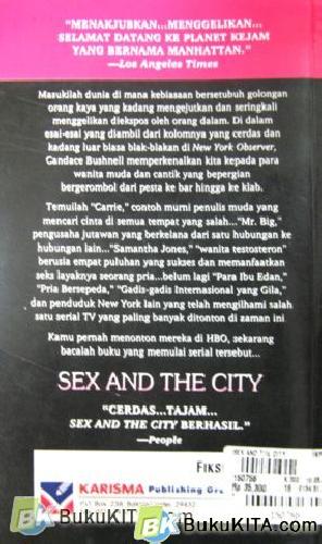 Cover Belakang Buku SEX AND THE CITY