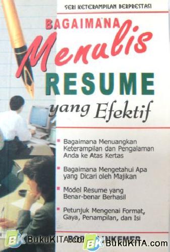 Cover Buku BM BAGAIMANA MENULIS RESUME YANG EFEKTIF Edisi Revisi