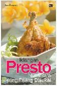 Cover Buku Hidangan Presto Nusantara yang Paling Disukai