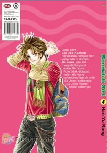 Cover Belakang Buku Sandwich Girl 4