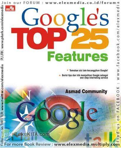 Cover Buku Google`s Top 25 Features