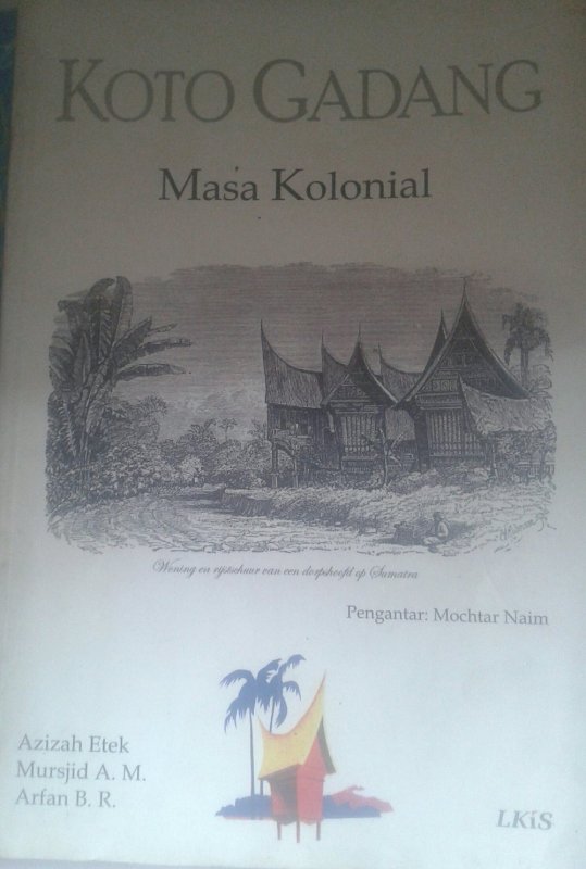 Cover Buku Koto Gadang Masa Kolonial