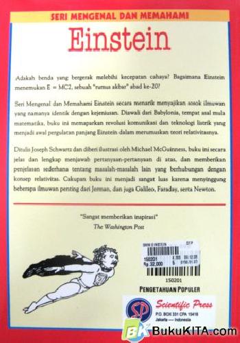 Cover Belakang Buku SERI MENGENAL & MEMAHAMI: EINSTEIN