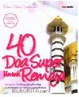 Cover Buku 40 Doa Super Untuk Remaja