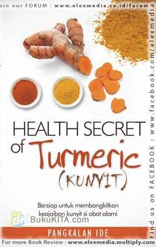 Cover Buku Health Secret of Turmeric ( Kunyit )