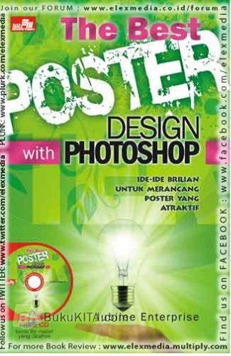 Cover Buku The Best Poster Design with Photoshop