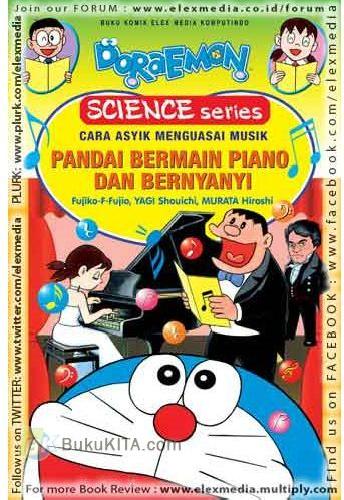 Cover Buku Doraemon Pandai Bermain Piano dan Bernyanyi